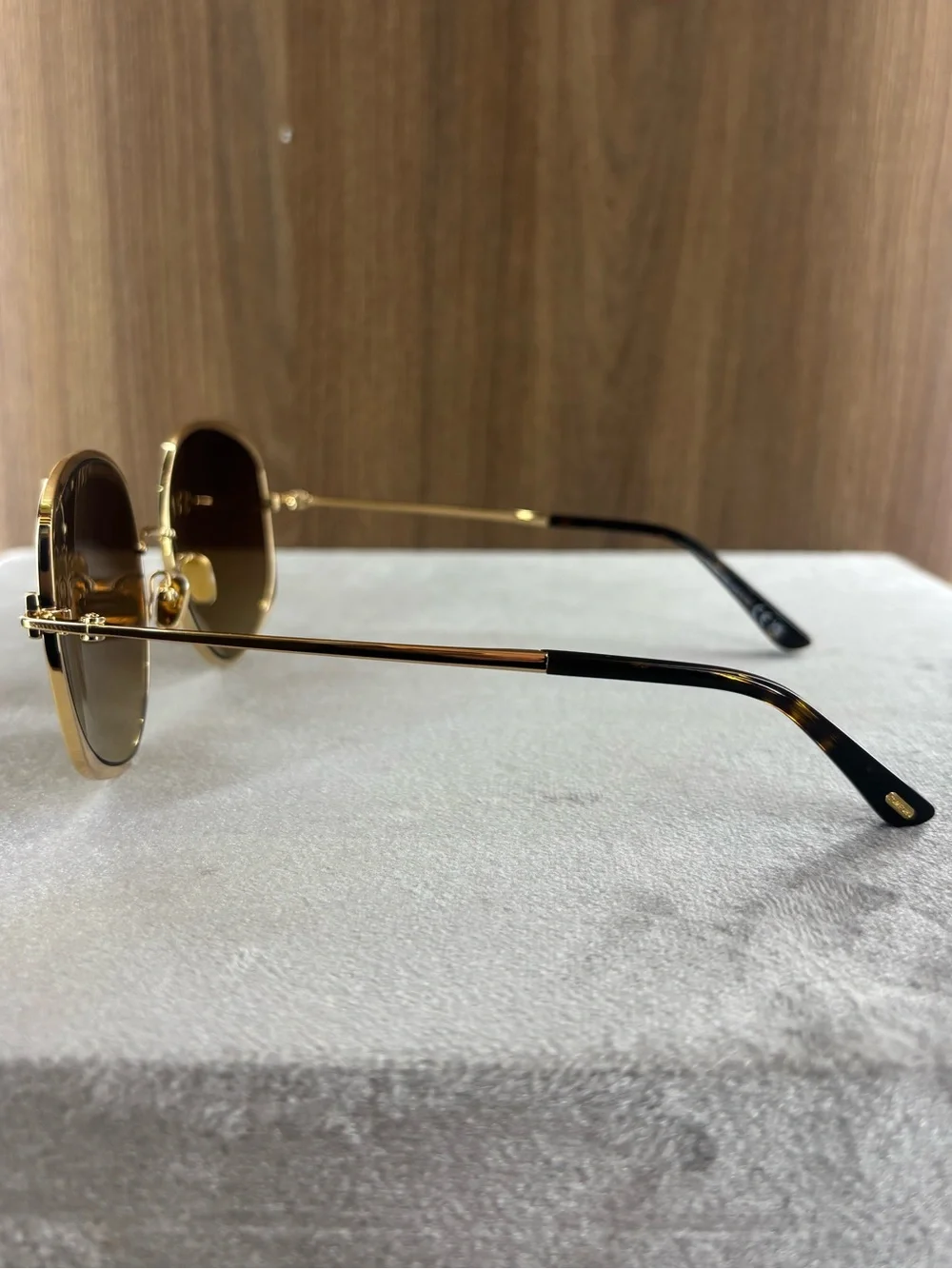 Tom Ford Abbey-02 TF 1349 Sunglasses 58-19-140 Gold Tone New